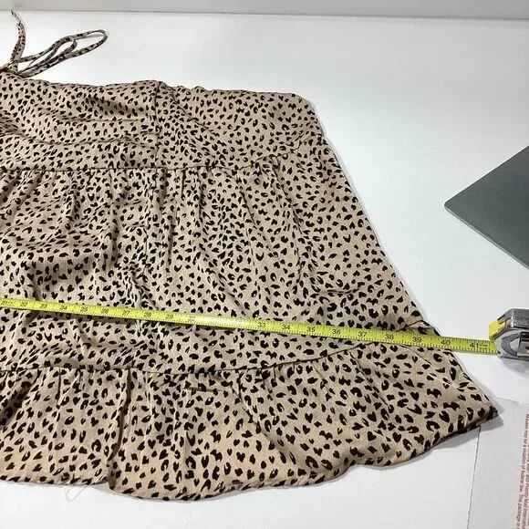 Cupshe Summer Dress Strappy Back Flowy Animal Print Maxi Lined NWT M - Picture 11 of 13